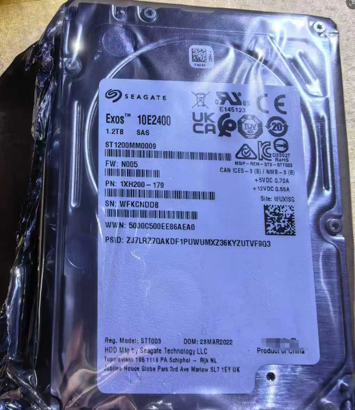 希捷 ST1200MM0009 OEM 移动硬盘 1.2TB SAS 硬件套装